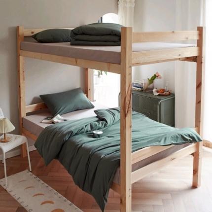 91家纺网 家纺一手货源 找家纺 总酒店酒店新款全棉纯色水洗棉学生四件套 