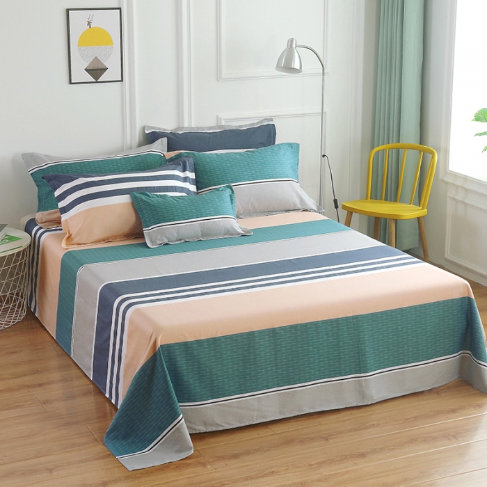 91家纺网 家纺一手货源 找家纺 雨萝家纺 2022新款纯棉床单全棉被单 曼城时光