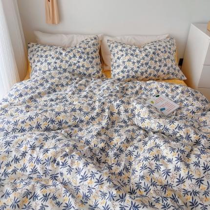 91家纺网 家纺一手货源 找家纺 麦伦2021全棉ins风碎花小清新三四件套学生宿舍 清平乐