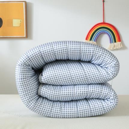 高克重高密度磨毛布三层加厚夹棉绗绣床垫学生宿舍床垫单人床垫子