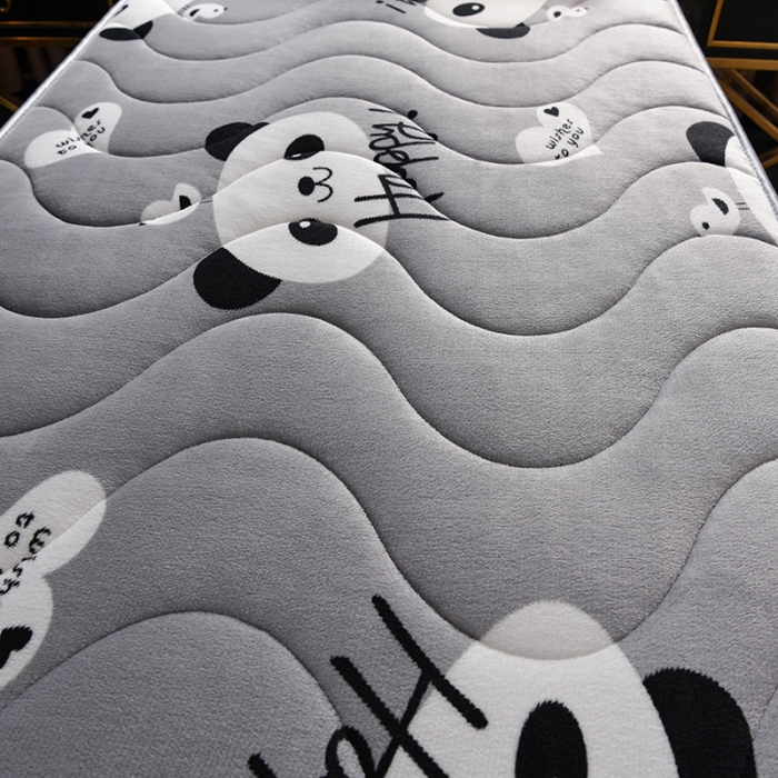 91家纺网 家纺一手货源 找家纺 亿丁点床垫 2021新款法莱绒针织立体床垫法莱绒世纪贝贝小床