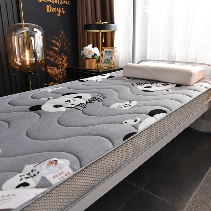 91家纺网 家纺一手货源 找家纺 亿丁点床垫 2021新款法莱绒针织立体床垫法莱绒世纪贝贝小床