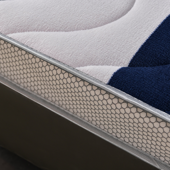 91家纺网 家纺一手货源 找家纺 亿丁点床垫 2021新款法莱绒针织立体床垫法莱绒极 致简约