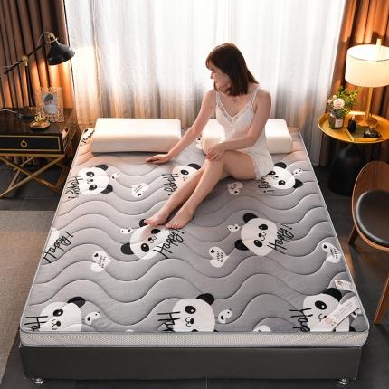 91家纺网 家纺一手货源 找家纺 亿丁点床垫 2021新款法莱绒针织立体床垫法莱绒世纪贝贝