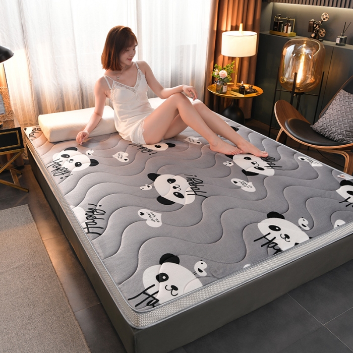 91家纺网 家纺一手货源 找家纺 亿丁点床垫 2021新款法莱绒针织立体床垫法莱绒世纪贝贝