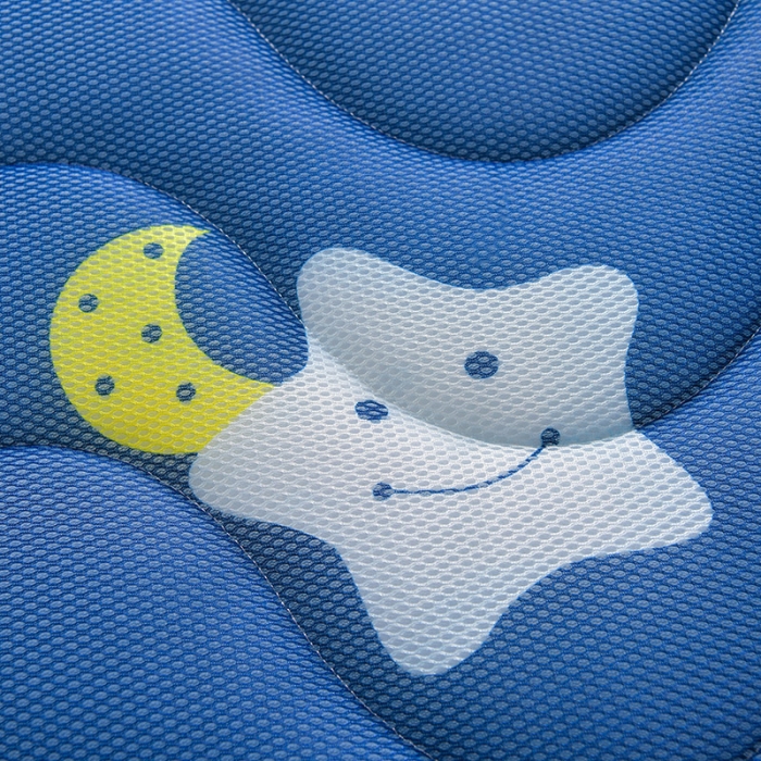 91家纺网 家纺一手货源 找家纺 亿丁点床垫 2021新款法莱绒针织立体床垫星月传奇