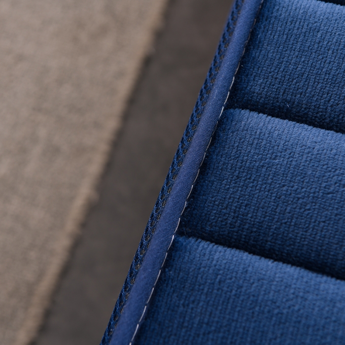 91家纺网 家纺一手货源 找家纺 亿丁点床垫 2021新款法莱绒针织立体床垫法莱绒宝蓝