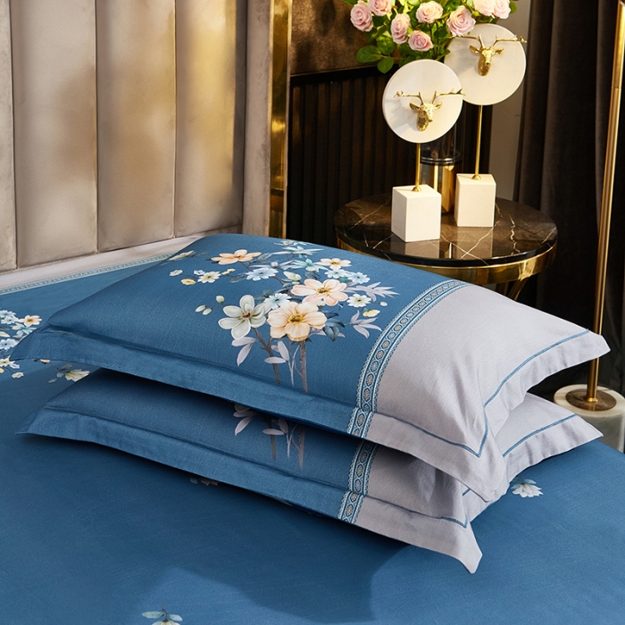 91家纺网 家纺一手货源 找家纺 （总2）雲归梦2021全棉大版生态磨毛四件套花卉花型第1批