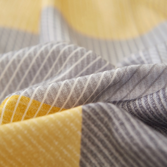 91家纺网 家纺一手货源 找家纺 雲归梦2021全棉大版生态磨毛四件套格条花型第1批 奥斯汀