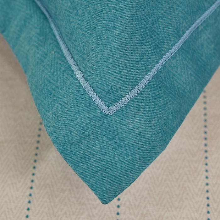 91家纺网 家纺一手货源 找家纺 雲归梦2021全棉大版生态磨毛四件套格条花型第1批 巴黎世家