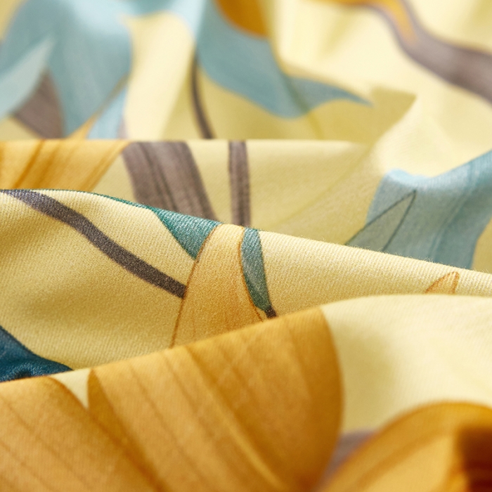 91家纺网 家纺一手货源 找家纺 雲归梦2021全棉大版生态磨毛四件套花卉花型第1批 爱情叶绿