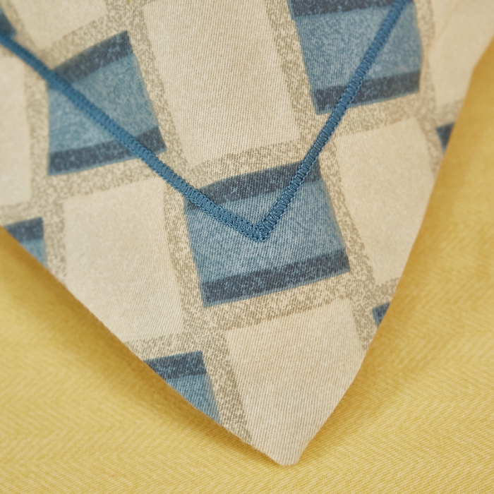 91家纺网 家纺一手货源 找家纺 雲归梦2021全棉大版生态磨毛四件套格条花型第1批 卡特轮兰