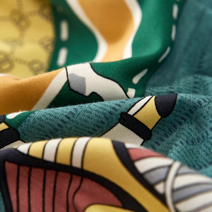 91家纺网 家纺一手货源 找家纺 雲归梦2021全棉大版生态磨毛四件套格条花型第1批 蒙利斯