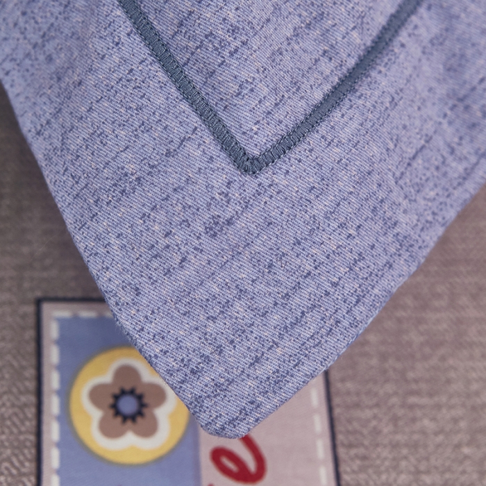 91家纺网 家纺一手货源 找家纺 雲归梦2021全棉大版生态磨毛四件套格条花型第1批 摩卡时代