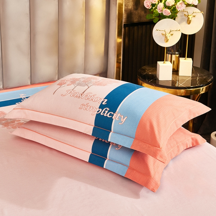 91家纺网 家纺一手货源 找家纺 雲归梦2021全棉大版生态磨毛四件套花卉花型第1批 布鲁斯