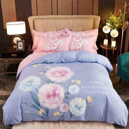 雲归梦2021全棉大版生态磨毛四件套花卉花型第1批 黛茜尼兰