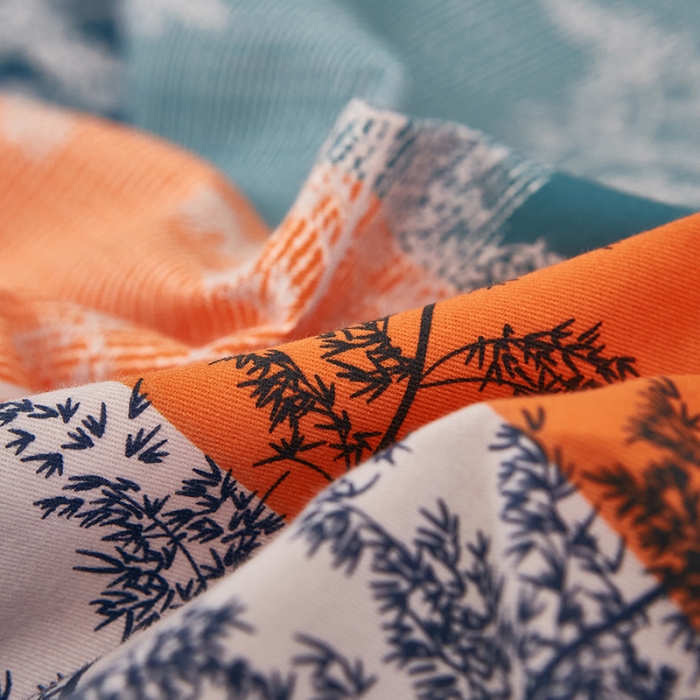 91家纺网 家纺一手货源 找家纺 雲归梦2021全棉大版生态磨毛四件套格条花型第1批 琼林玉树