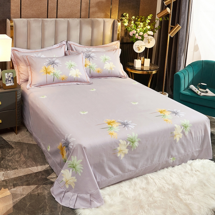 91家纺网 家纺一手货源 找家纺 雲归梦2021全棉大版生态磨毛四件套花卉花型第1批 冬季之约