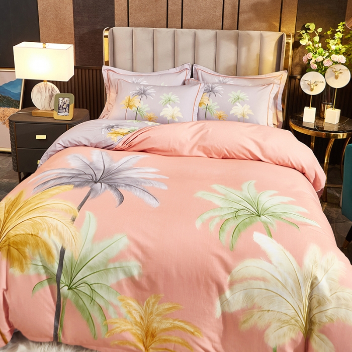 91家纺网 家纺一手货源 找家纺 雲归梦2021全棉大版生态磨毛四件套花卉花型第1批 冬季之约