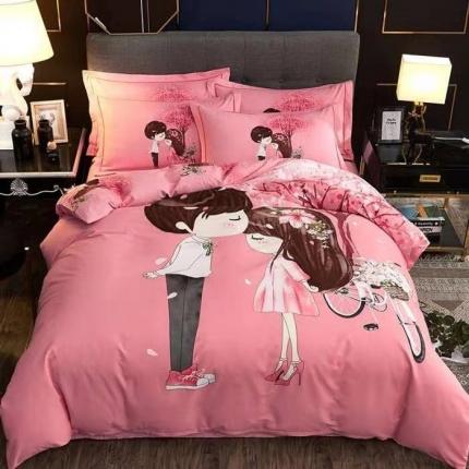 91家纺网 家纺一手货源 找家纺 （总）雲归梦2021全棉大版生态磨毛四件套卡通花型第1批