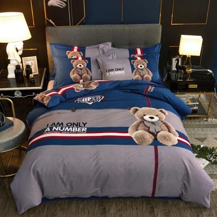 91家纺网 家纺一手货源 找家纺 （总）雲归梦2021全棉大版生态磨毛四件套卡通花型第1批