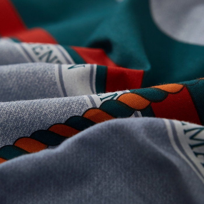 91家纺网 家纺一手货源 找家纺 雲归梦2021全棉大版生态磨毛四件套格条花型第1批 塞尔马