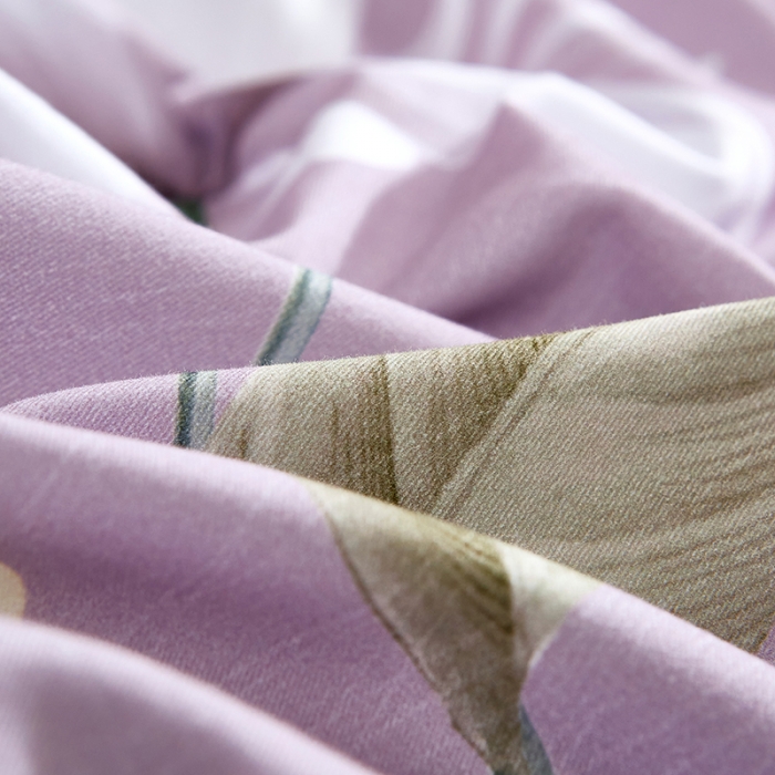 91家纺网 家纺一手货源 找家纺 雲归梦2021全棉大版生态磨毛四件套花卉花型第1批 翡翠罗浮