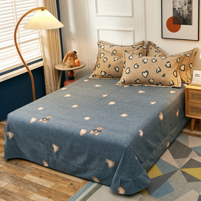 91家纺网 家纺一手货源 找家纺 （总）雲归梦2021全棉大版生态磨毛四件套卡通花型第1批