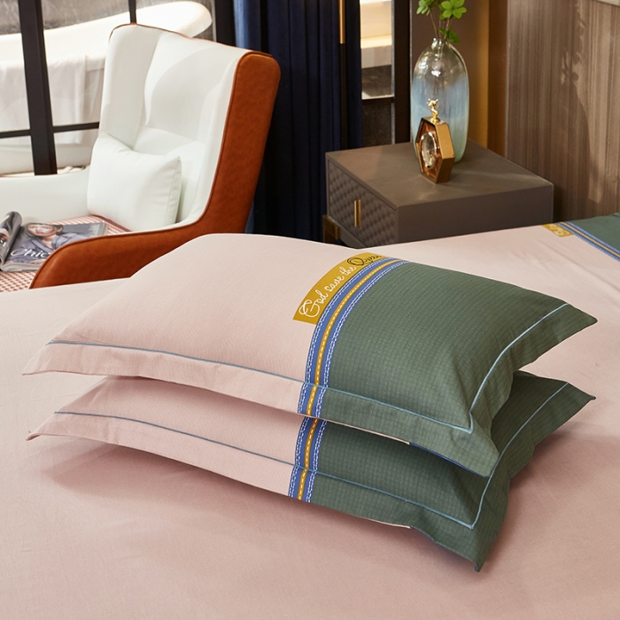 91家纺网 家纺一手货源 找家纺 雲归梦2021全棉大版生态磨毛四件套格条花型第1批 尚格