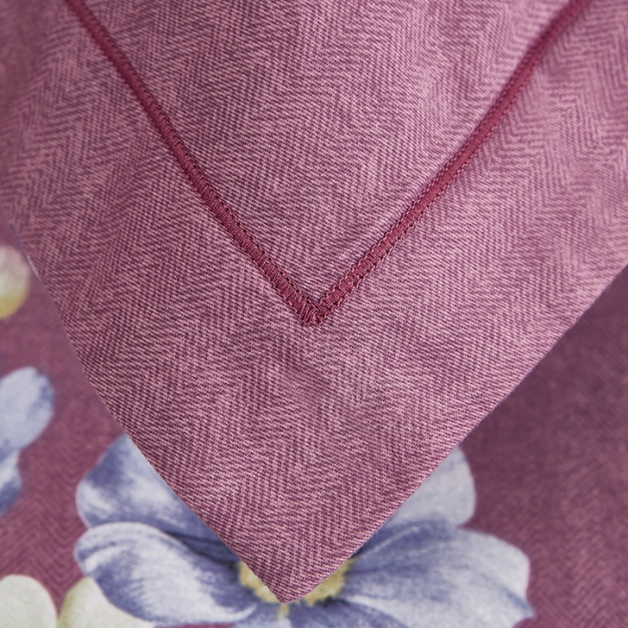 91家纺网 家纺一手货源 找家纺 雲归梦2021全棉大版生态磨毛四件套花卉花型第1批 风铃花语