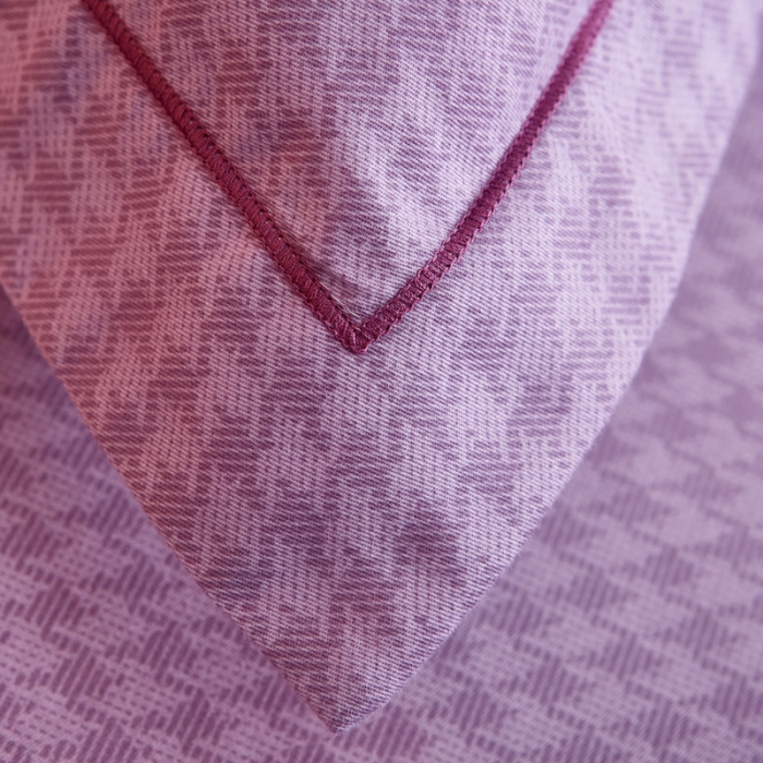 91家纺网 家纺一手货源 找家纺 雲归梦2021全棉大版生态磨毛四件套格条花型第1批 索力托