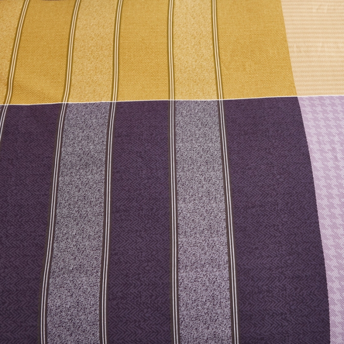 91家纺网 家纺一手货源 找家纺 雲归梦2021全棉大版生态磨毛四件套格条花型第1批 索力托