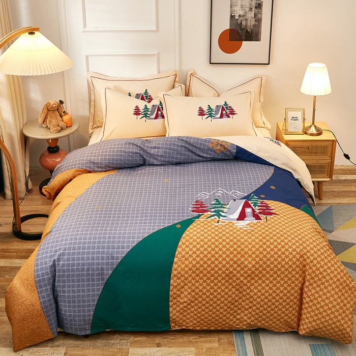 91家纺网 家纺一手货源 找家纺 雲归梦2021全棉大版生态磨毛四件套卡通花型第1批 安纳森