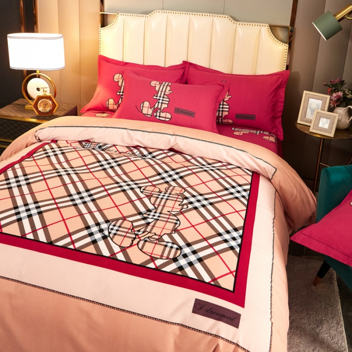 91家纺网 家纺一手货源 找家纺 雲归梦2021全棉大版生态磨毛四件套卡通花型第1批 布拉格