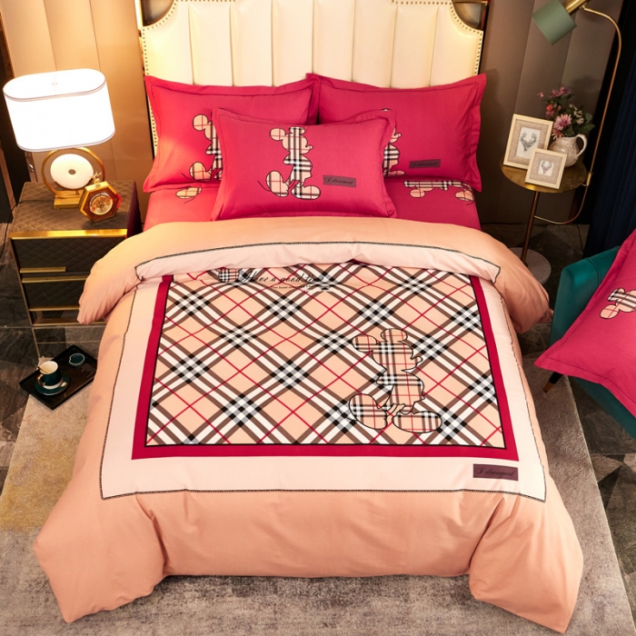 91家纺网 家纺一手货源 找家纺 雲归梦2021全棉大版生态磨毛四件套卡通花型第1批 布拉格