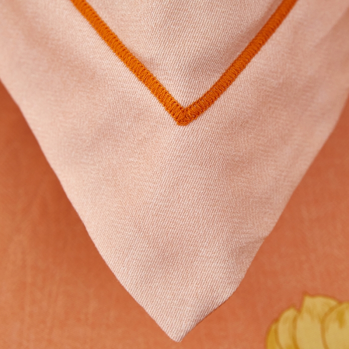 91家纺网 家纺一手货源 找家纺 雲归梦2021全棉大版生态磨毛四件套卡通花型第1批花季女孩桔