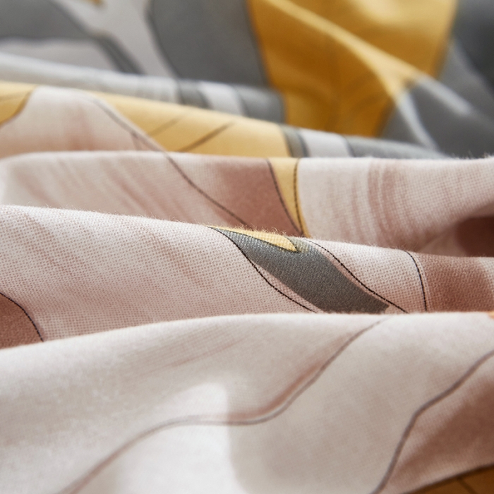 91家纺网 家纺一手货源 找家纺 雲归梦2021全棉大版生态磨毛四件套花卉花型第1批 花之魅