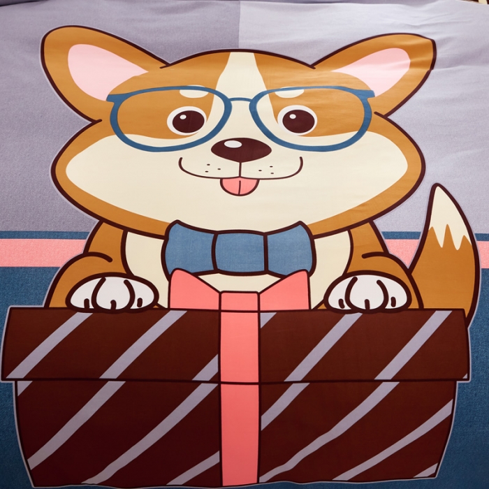 91家纺网 家纺一手货源 找家纺 雲归梦2021全棉大版生态磨毛四件套卡通花型第1批 喵趣