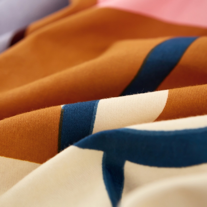 91家纺网 家纺一手货源 找家纺 雲归梦2021全棉大版生态磨毛四件套卡通花型第1批 喵趣