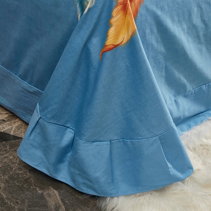 91家纺网 家纺一手货源 找家纺 雲归梦2021全棉大版生态磨毛四件套卡通花型第1批霓裳花舞兰