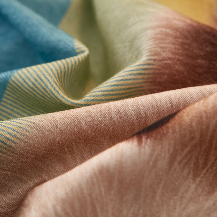 91家纺网 家纺一手货源 找家纺 雲归梦2021全棉大版生态磨毛四件套卡通花型第1批 童趣绿