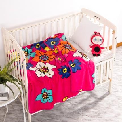 澳美适毯业 婴儿毯盖毯幼儿园午睡办公室盖腿毯礼品毯花仙子