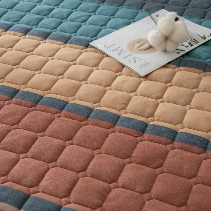 91家纺网 家纺一手货源 找家纺 卡伦家纺 2025新款全棉色织水洗棉床笠 斯诺克