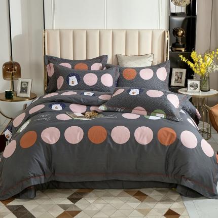 91家纺网 家纺一手货源 找家纺 （总）小时代 2023新款全棉印花床盖四件套