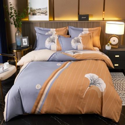 91家纺网 家纺一手货源 找家纺 （总）芊寻家居 2024新款全棉大版磨毛四件套