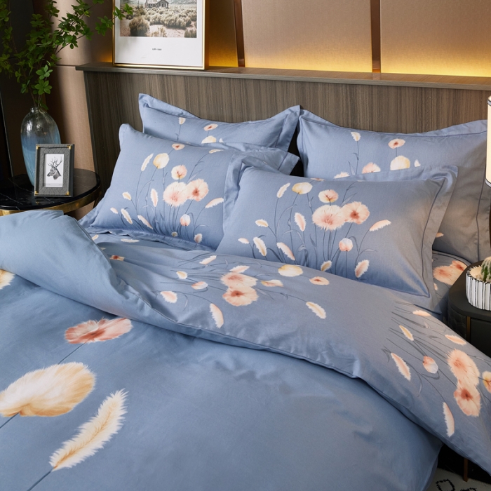 91家纺网 家纺一手货源 找家纺 （总）芊寻家居 2024新款全棉大版磨毛四件套