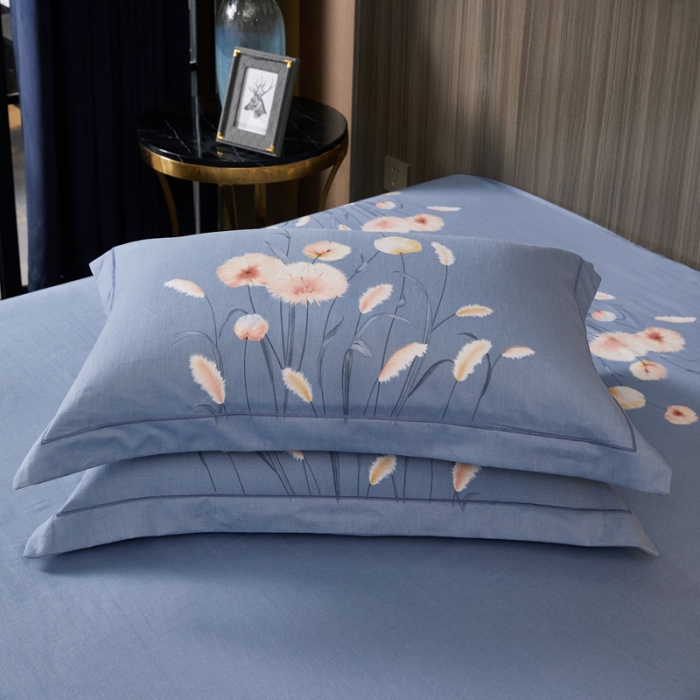 91家纺网 家纺一手货源 找家纺 （总）芊寻家居 2024新款全棉大版磨毛四件套