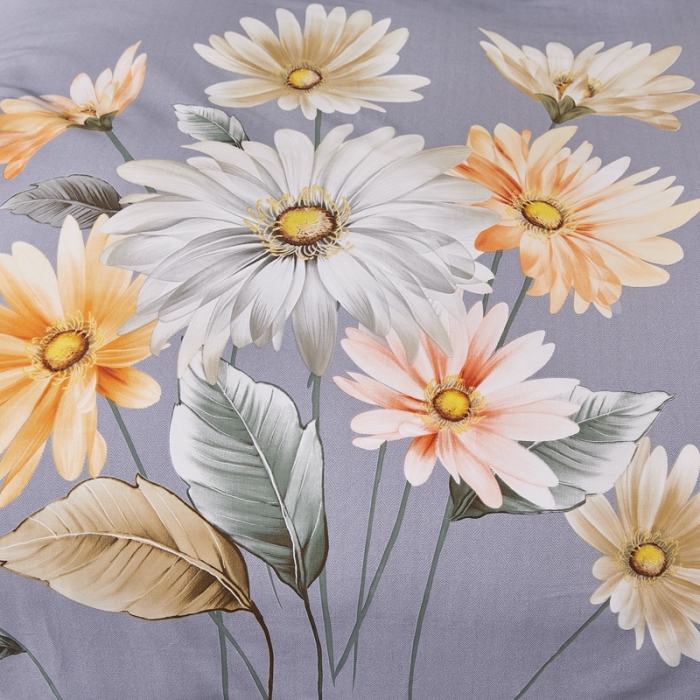 91家纺网 家纺一手货源 找家纺 芊寻家居 2024新款全棉大版磨毛四件套 丽日幽香