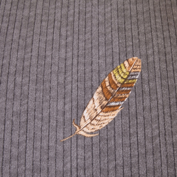 91家纺网 家纺一手货源 找家纺 芊寻家居 2024新款全棉大版磨毛四件套 云深梦桔