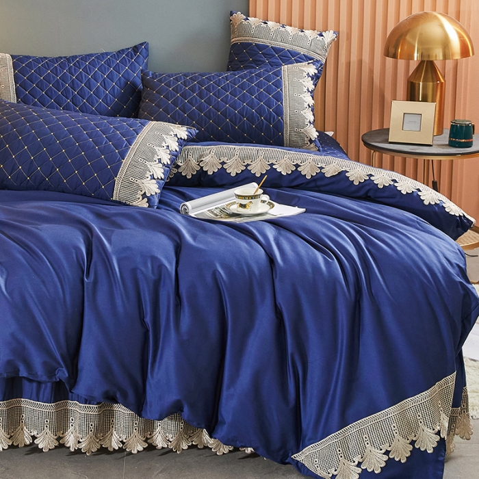 91家纺网 家纺一手货源 找家纺 （总）十个点家纺 2021新款水溶边夹棉单品被套